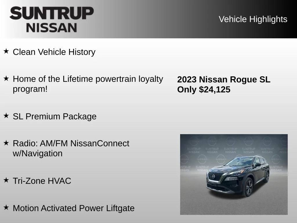 Used 2023 Black Nissan SL image 8