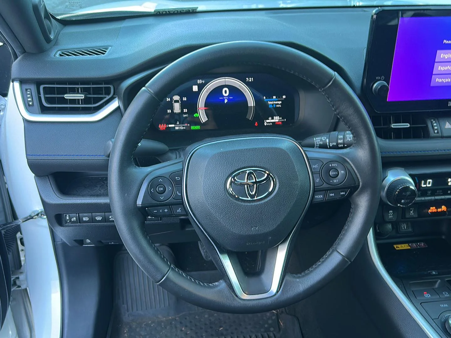 Used 2023 Wind Chill Pearl/Midnight Black Metallic Toyota Hybrid XSE image 10