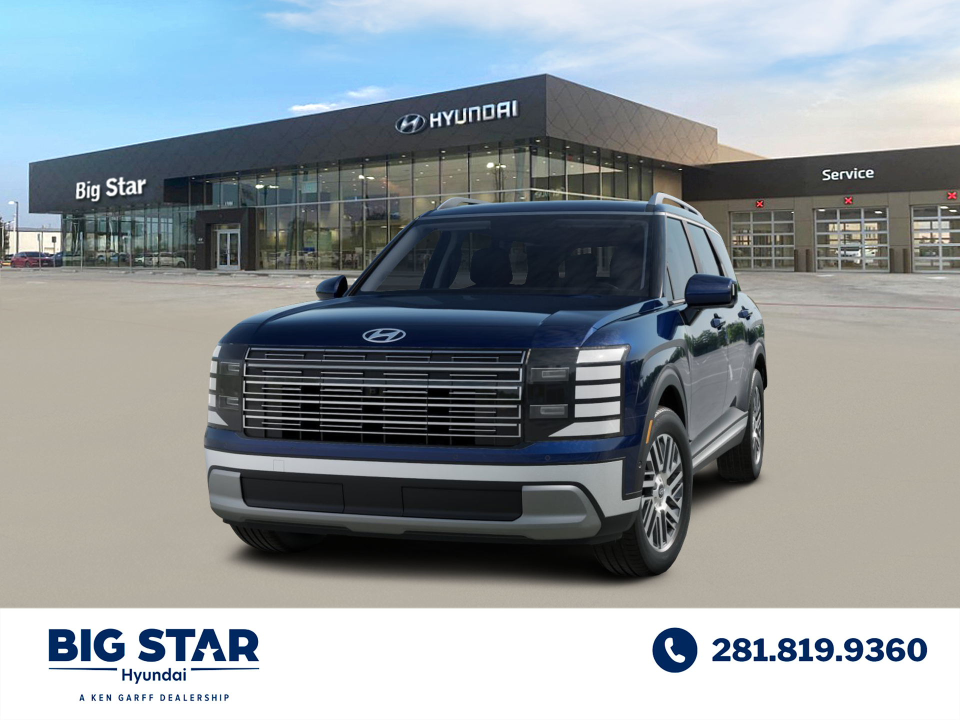 New 2026 Classy Blue Pearl Hyundai SEL Premium FWD image 15