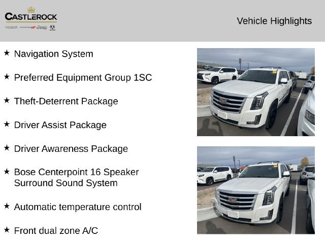 Used 2020 White Cadillac Premium Luxury image 2