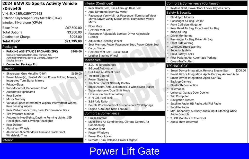 Certified Used 2024 Gray Metallic BMW xDrive40i image 6