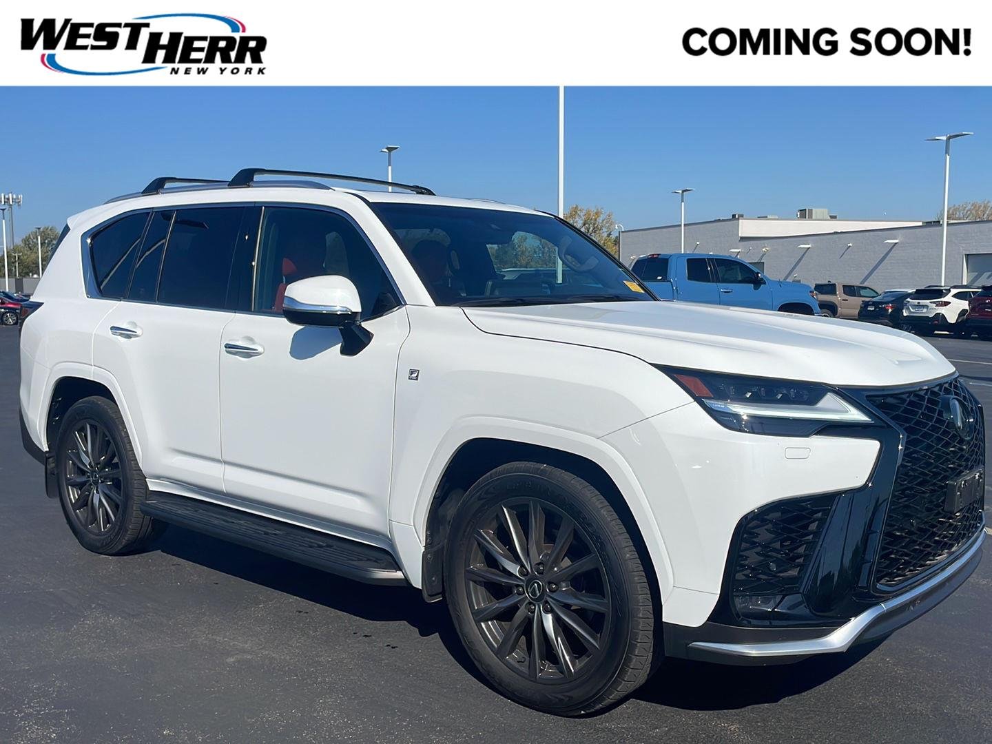 Used 2024 Ultra White Lexus LX 600 F SPORT image 1