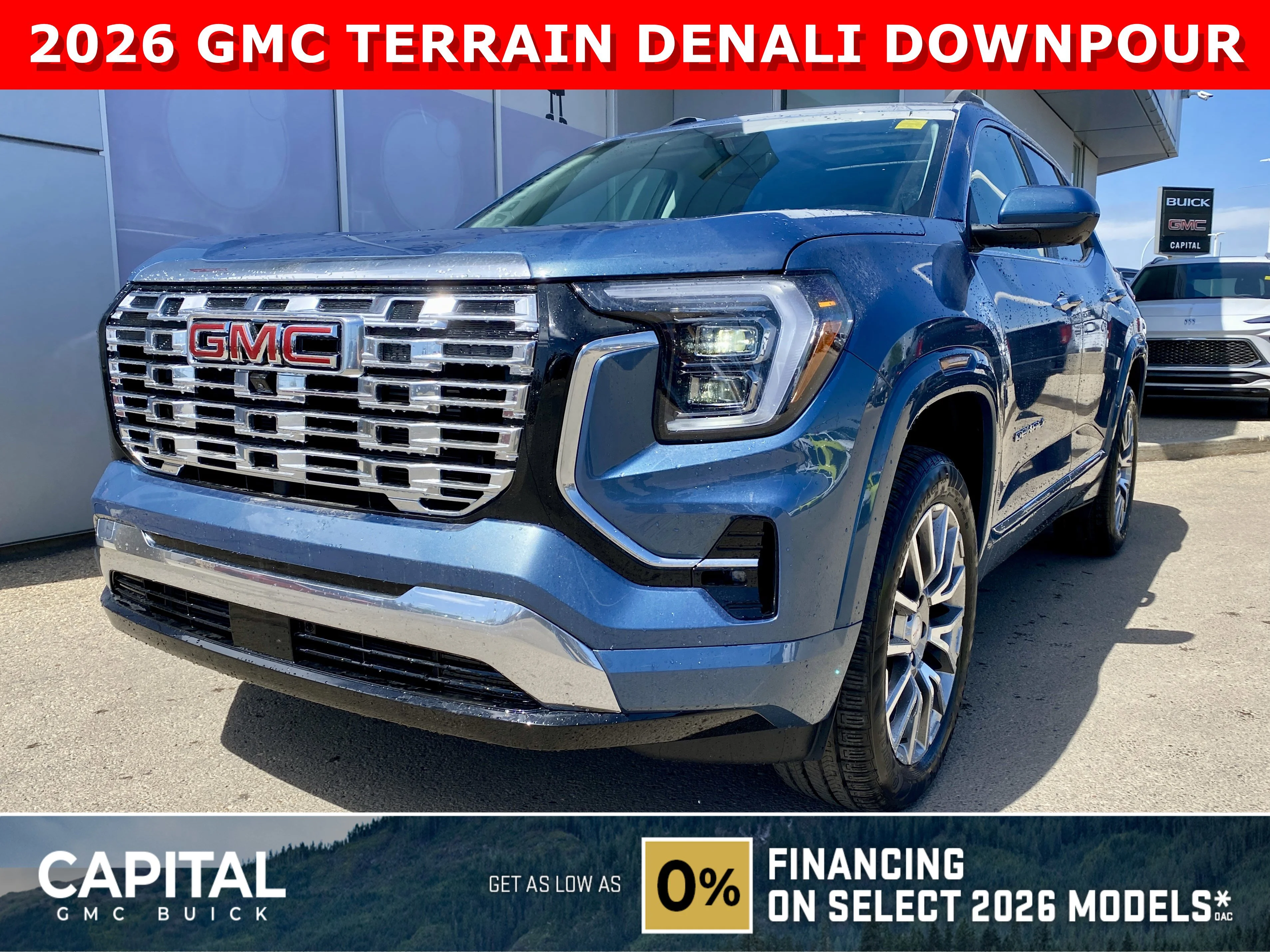 New 2026 DOWNPOUR METALLIC GMC AWD Denali image 1