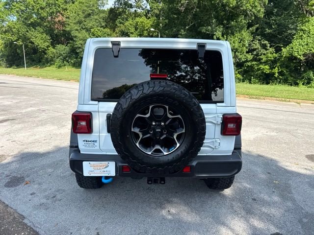Used 2022 White Jeep Unlimited Rubicon 4xe image 6