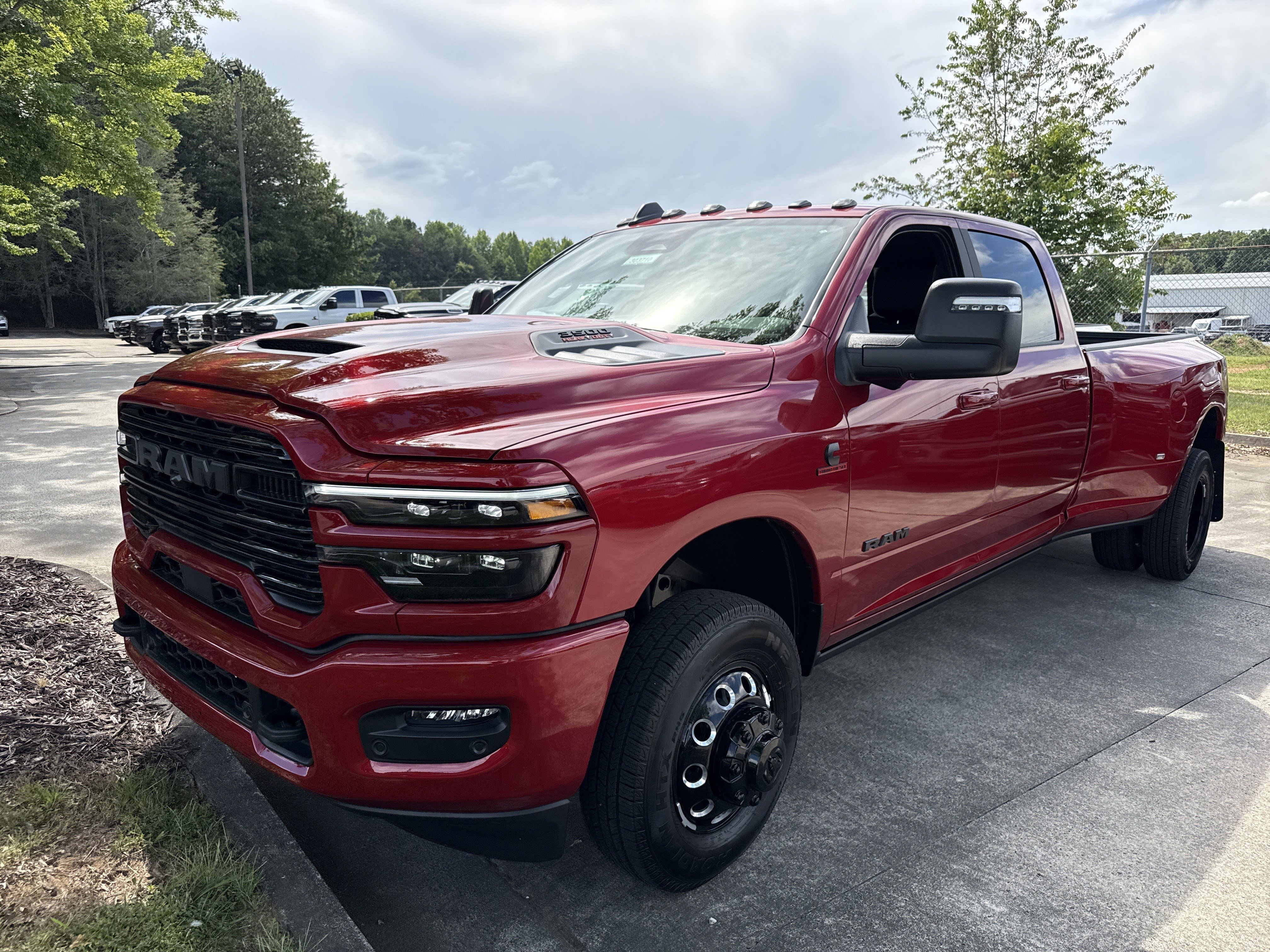 New 2026 Molten Red Pearlcoat RAM Laramie image 3