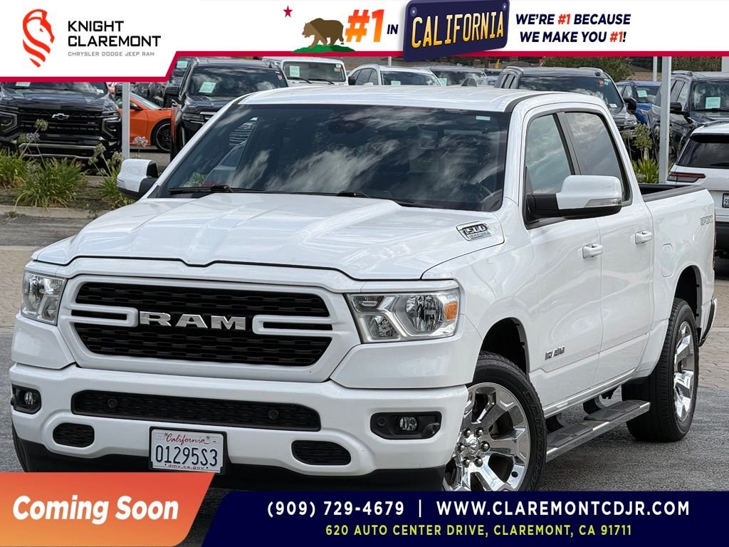 Used 2022 Bright White Clearcoat Ram Big Horn/Lone Star image 1