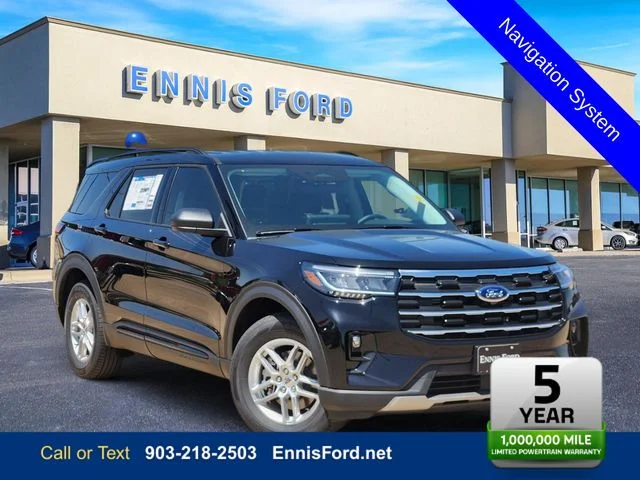 New 2026 Agate Black Metallic Ford Active image 1