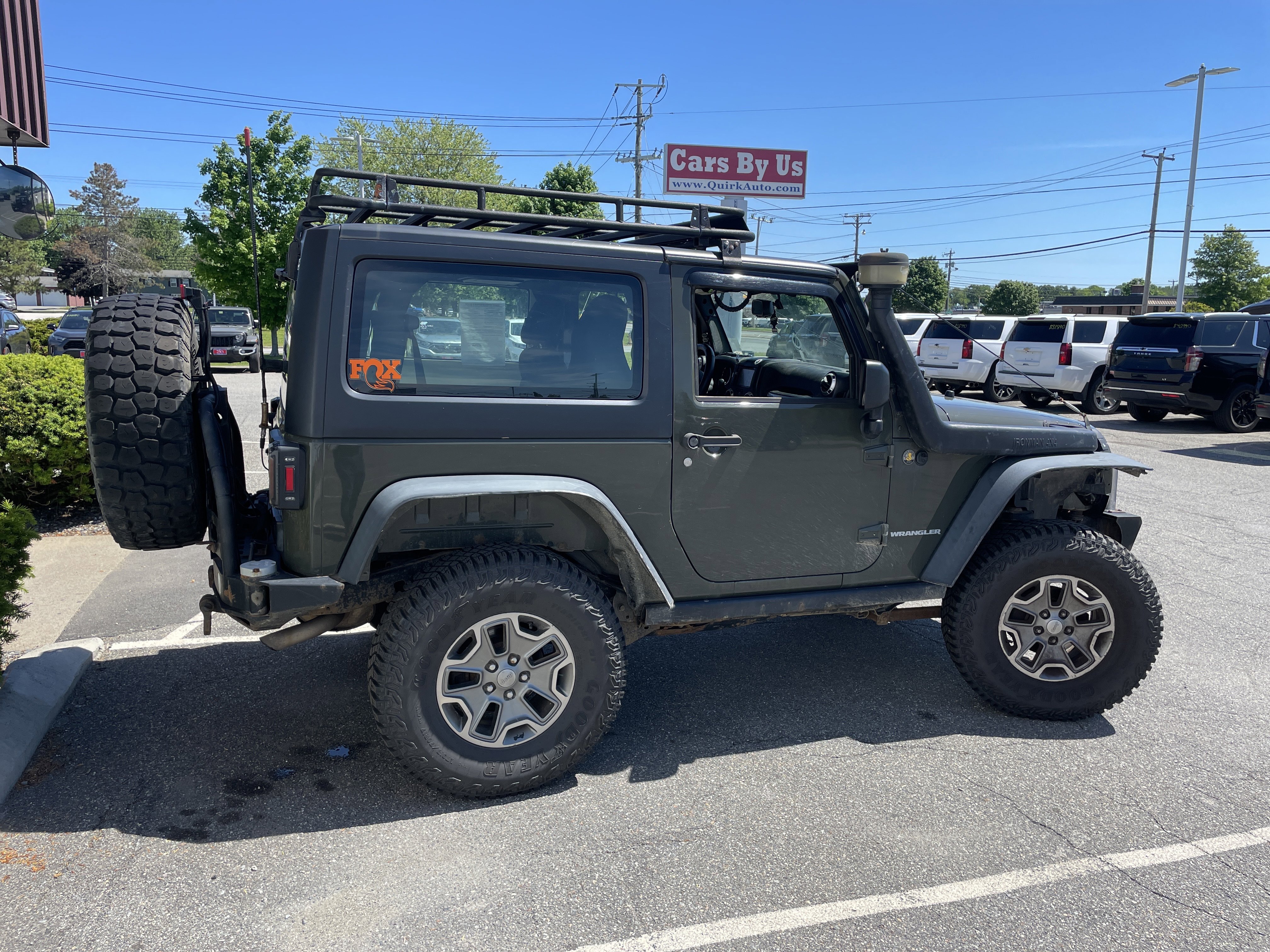 Used 2015 Tank Clearcoat Jeep Rubicon image 8