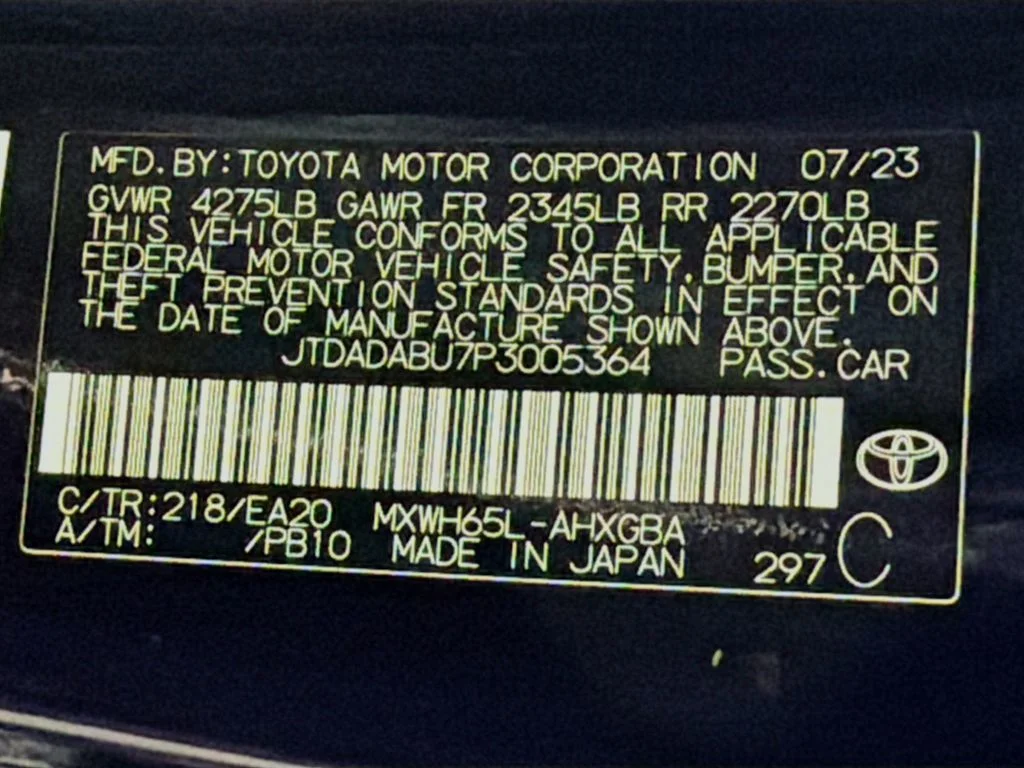 Used 2023 Black Toyota XLE image 28