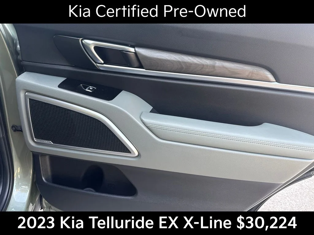 Certified Used 2023 Green Kia EX X-Line image 23