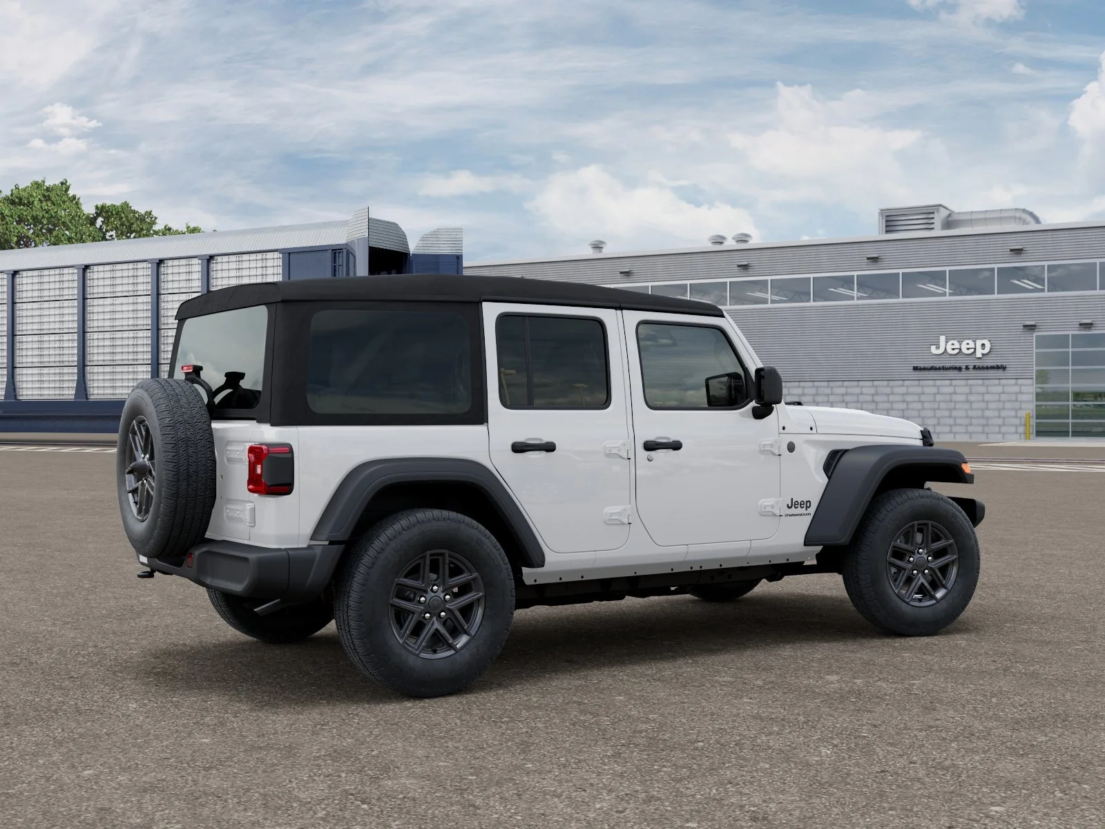 New 2027 Bright White Clearcoat Jeep Sport S image 4