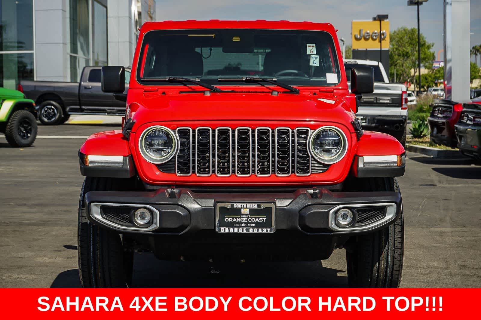 Used 2025 Jeep Wrangler 4xe Sahara 4XE with VIN 1C4RJXP69SW584325 for sale in Costa Mesa, CA