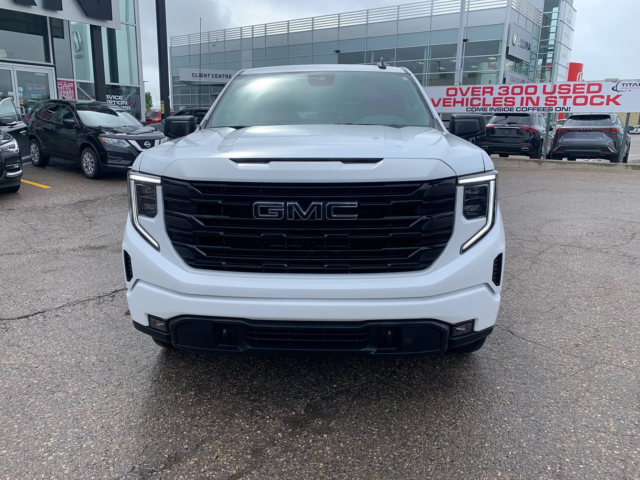 Certified Used 2024 Summit White GMC Elevation 4WD*6 Pass | Adaptive Cruise | Remote Start | Htd Seats | Park Assist | 6ft Box | Tow Pkg image 4