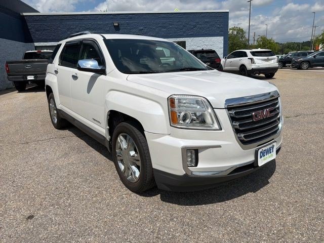 Used 2017 White Frost Tricoat GMC SLT image 7