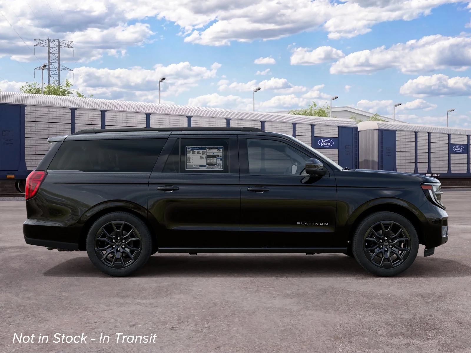 New 2027 Agate Black Metallic Ford Platinum image 5