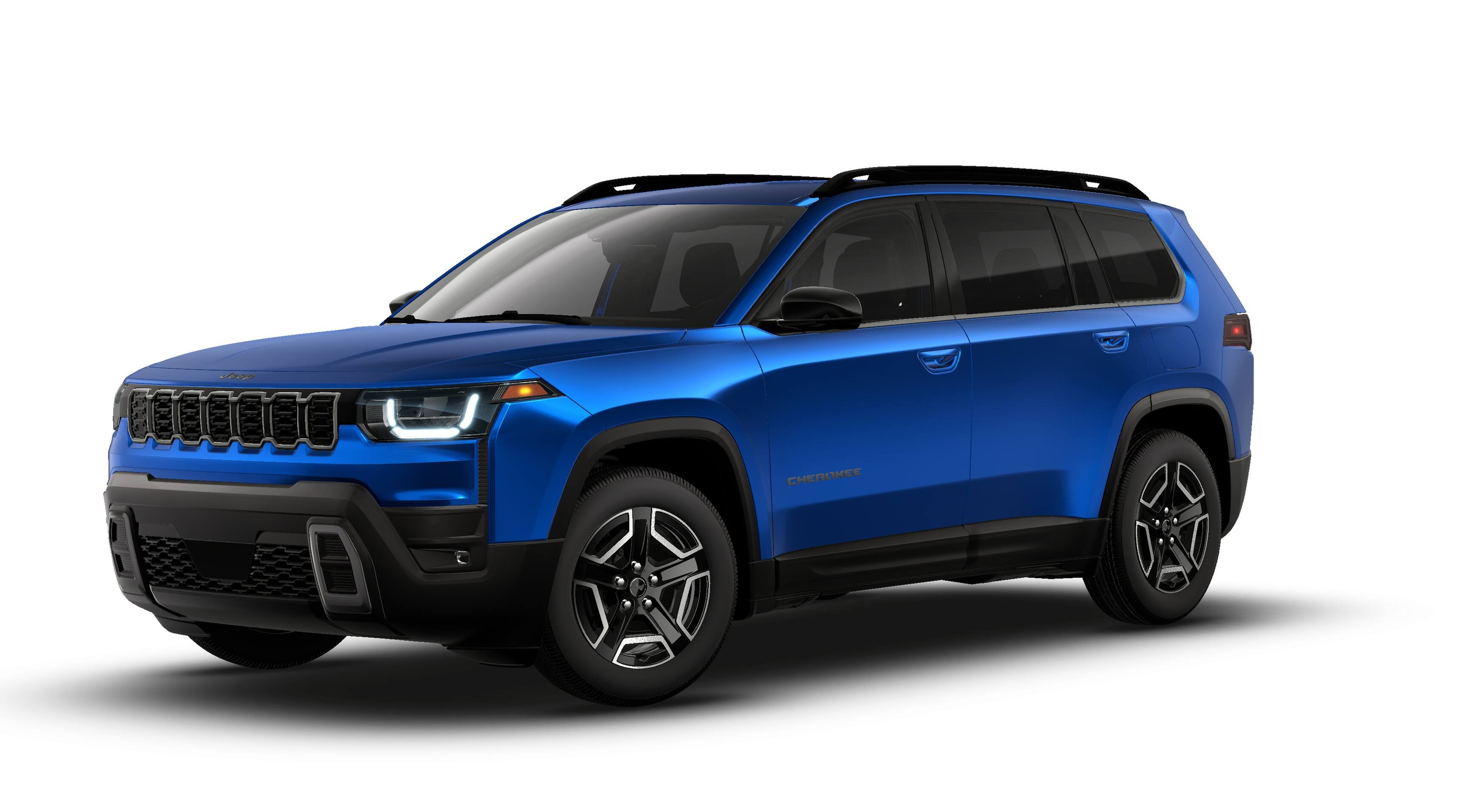 New 2026 Hydro Blue Pearl-Coat Exterior Paint Jeep Laredo image 27
