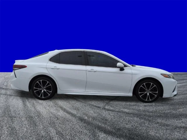 Certified Used 2019 Super White Toyota SE image 3