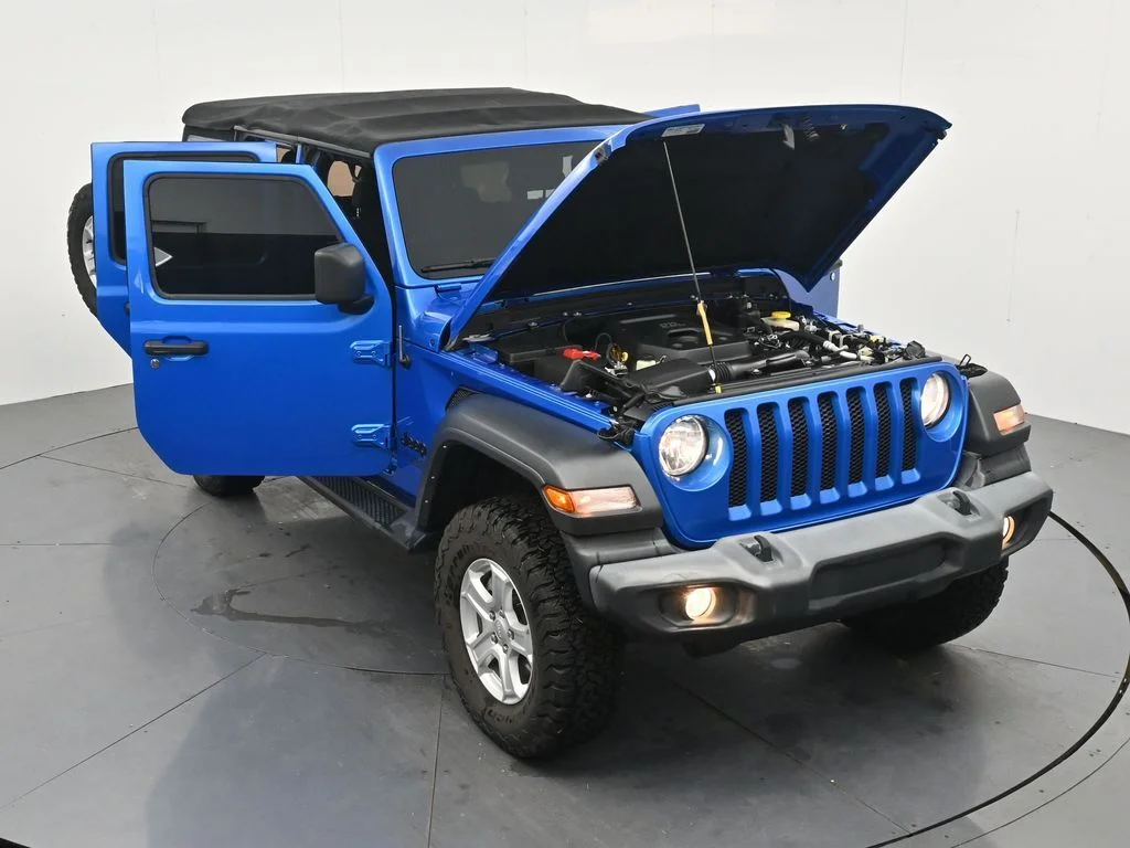 Used 2021 Blue Jeep Unlimited Sport S image 38