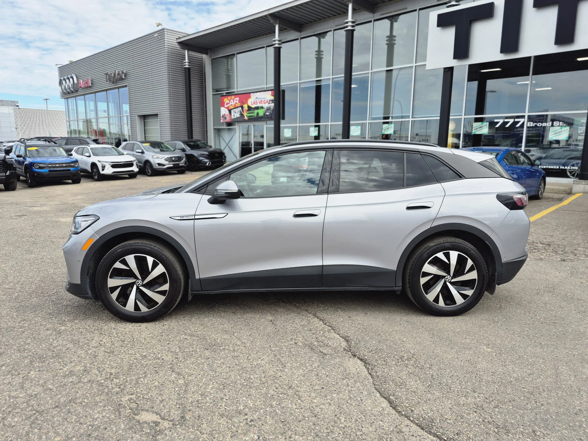 Certified Used 2023 Silverbird Metallic Volkswagen Pro AWD*Full EV | Htd Massage Seats | Glass Roof | Htd Wheel | Nav | Adaptive Cruise | SK On Battery image 11