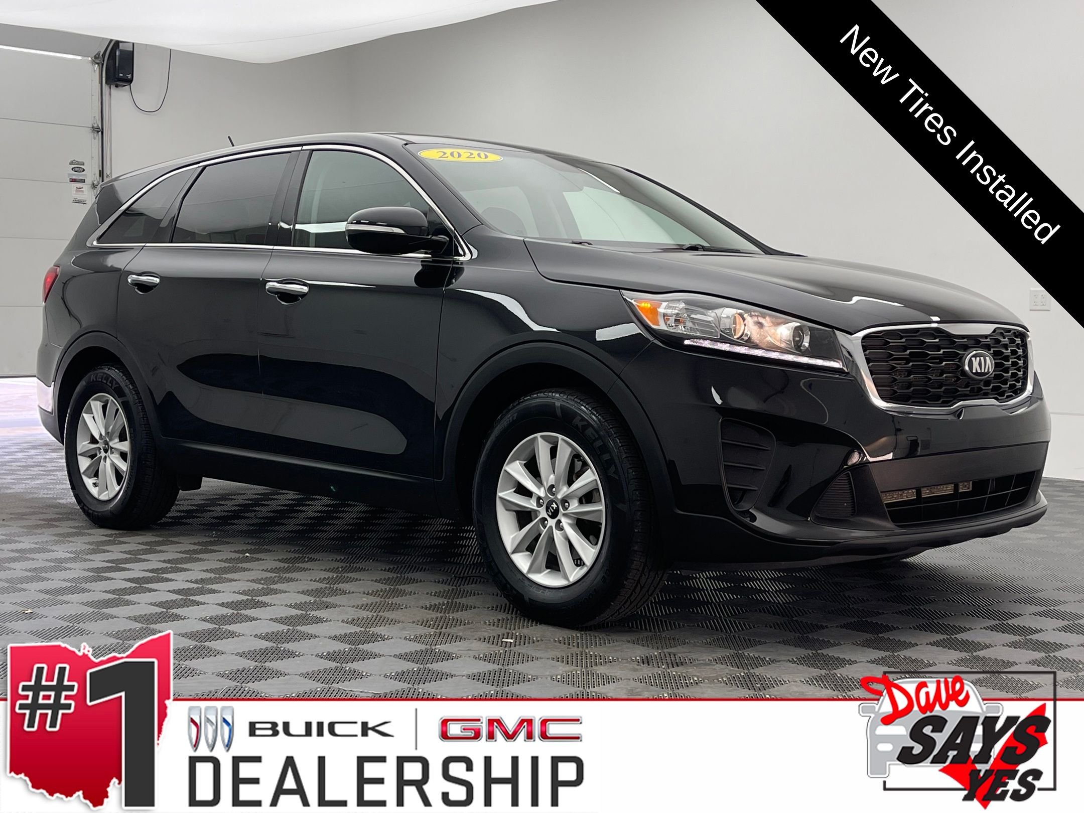 Used 2020 Ebony Black Kia LX image 1