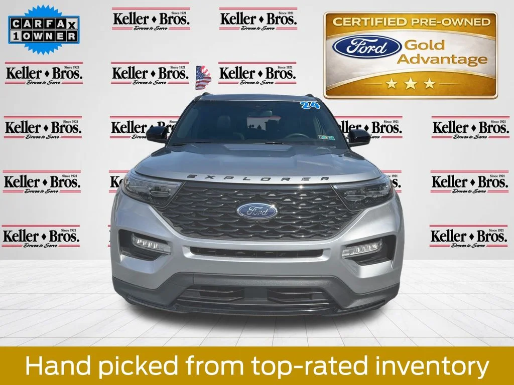 Certified Used 2024 Iconic Silver Metallic Ford ST-Line image 2