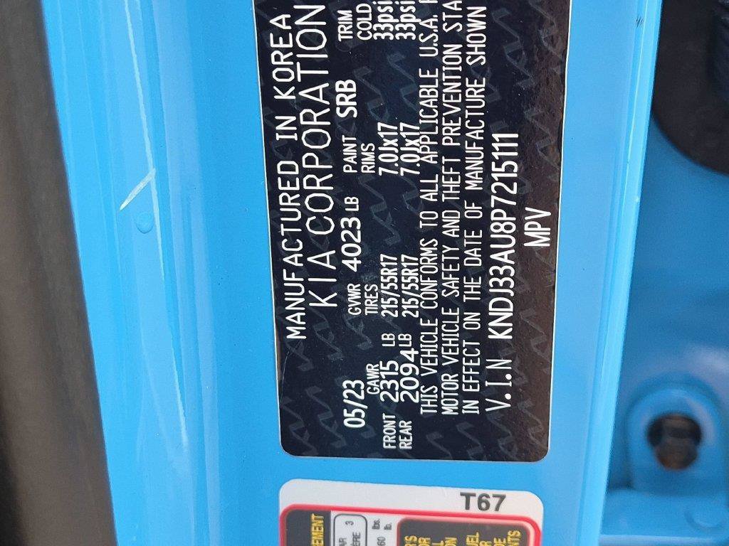 Certified Used 2023 Blue Kia EX image 28