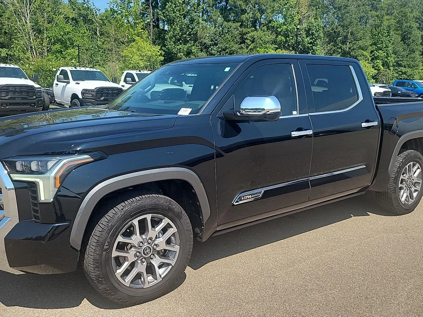 Used 2022 Midnight Black Metallic Toyota 1794 Edition image 1