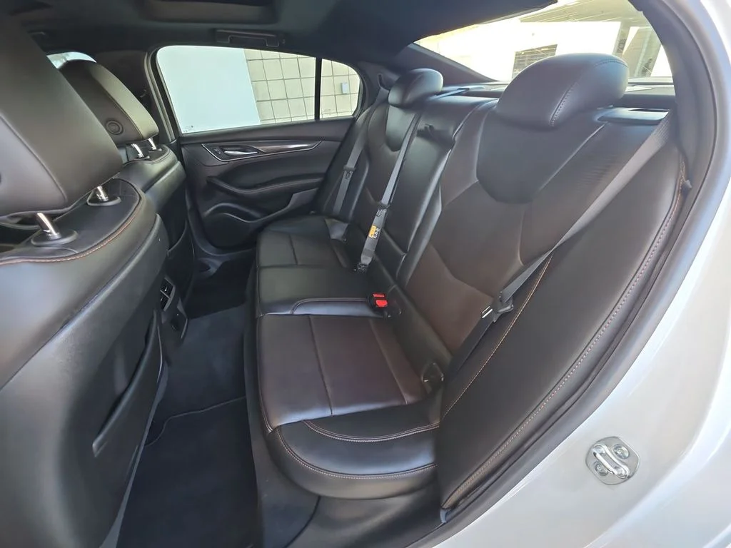 Used 2025 Crystal White Tricoat Cadillac Sport image 26