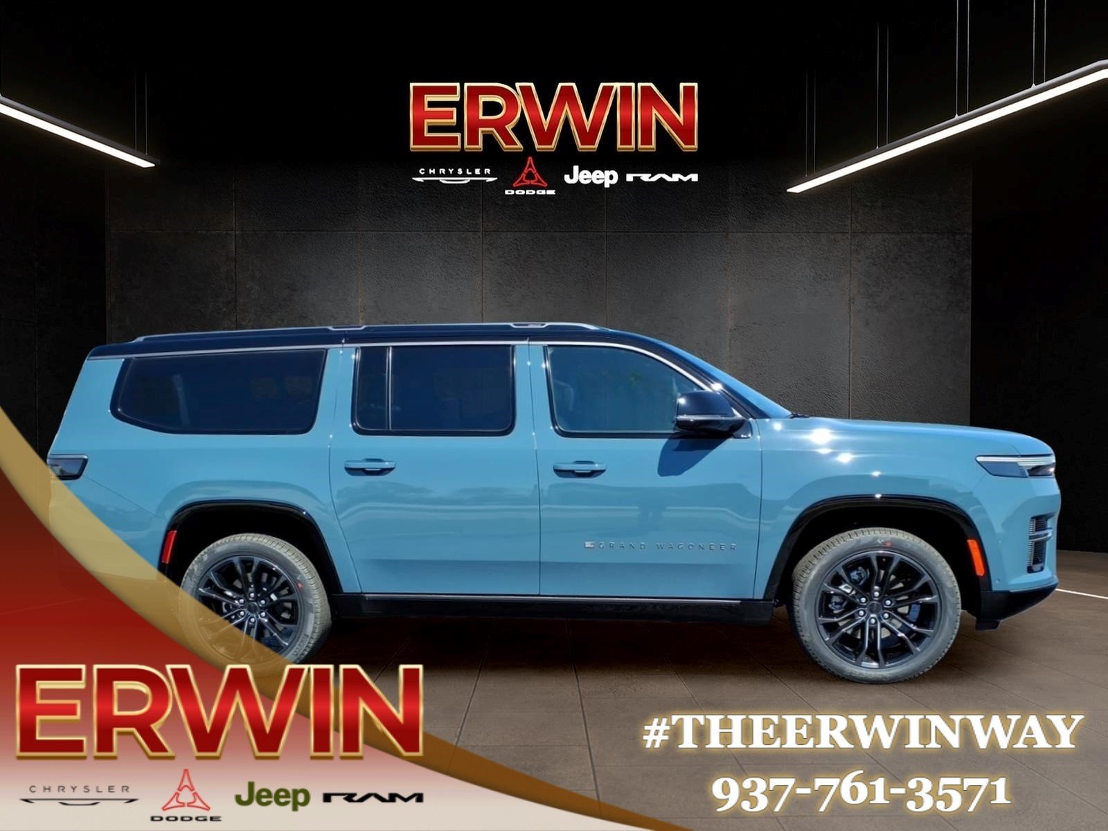 New 2026 Steel Blue Exterior Paint Jeep Summit Obsidian image 6