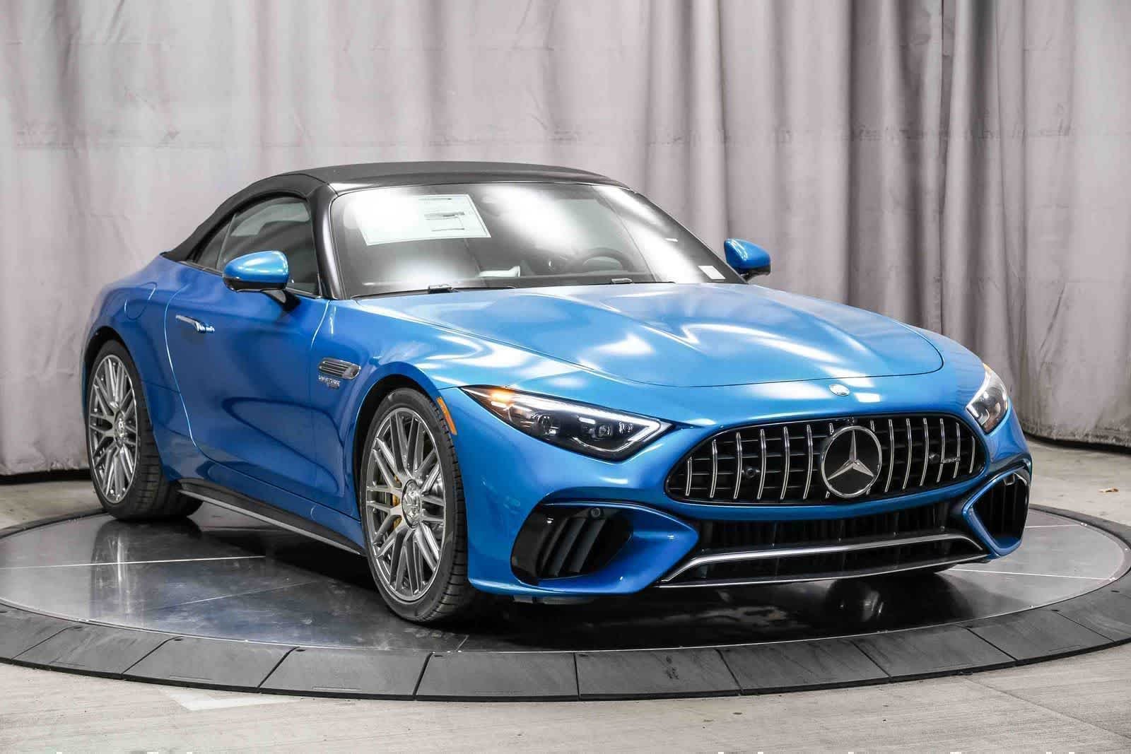 New 2026 Hyper Blue Metallic Mercedes-Benz AMG® SL 55 Roadster image 5