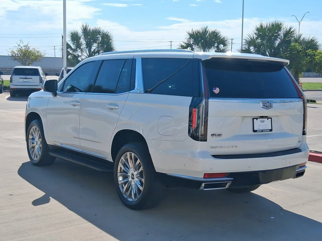 Used 2023 CRYSTAL WHITE TRICOAT Cadillac RWD Premium Luxury image 4