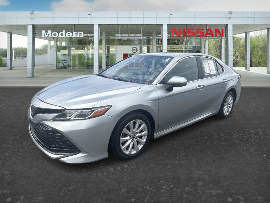 Used 2020 Celestial Silver Metallic Toyota LE image 1