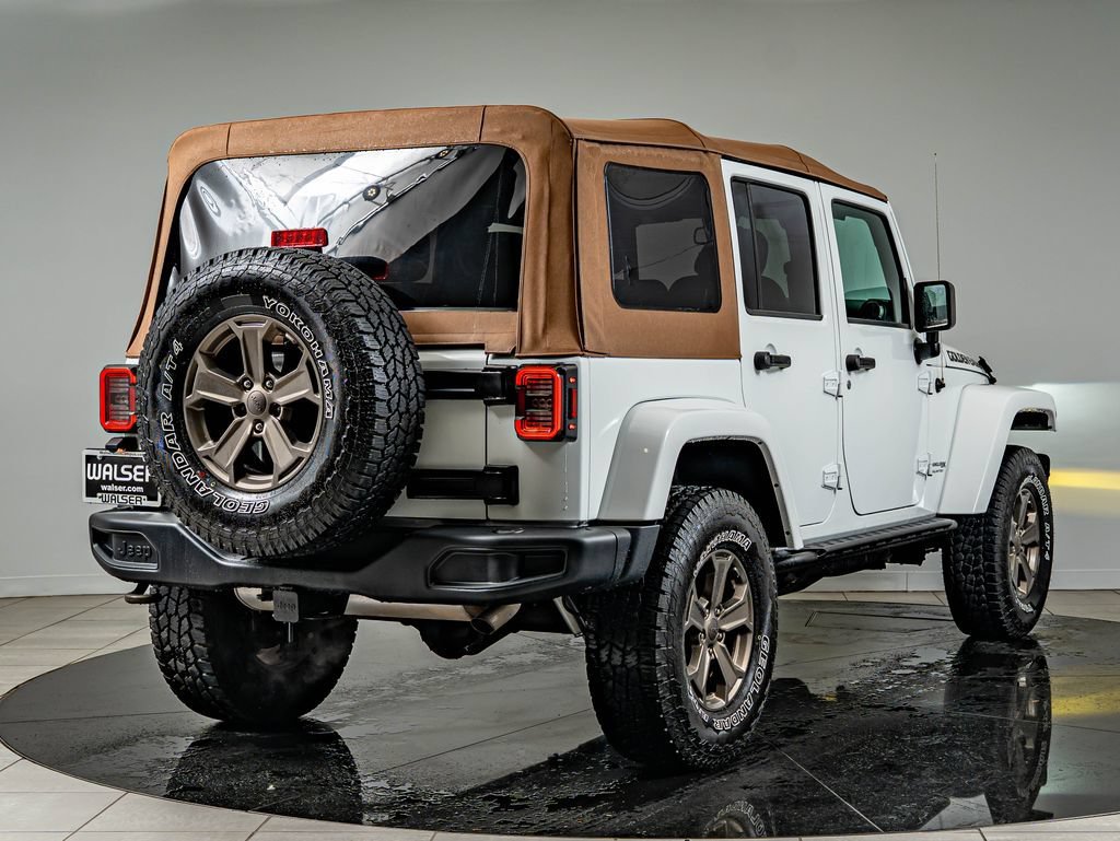 Used 2018 Bright White Clearcoat Jeep Unlimited Sport image 5
