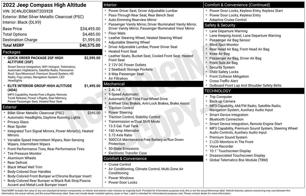 Used 2022 Silver Jeep High Altitude image 6
