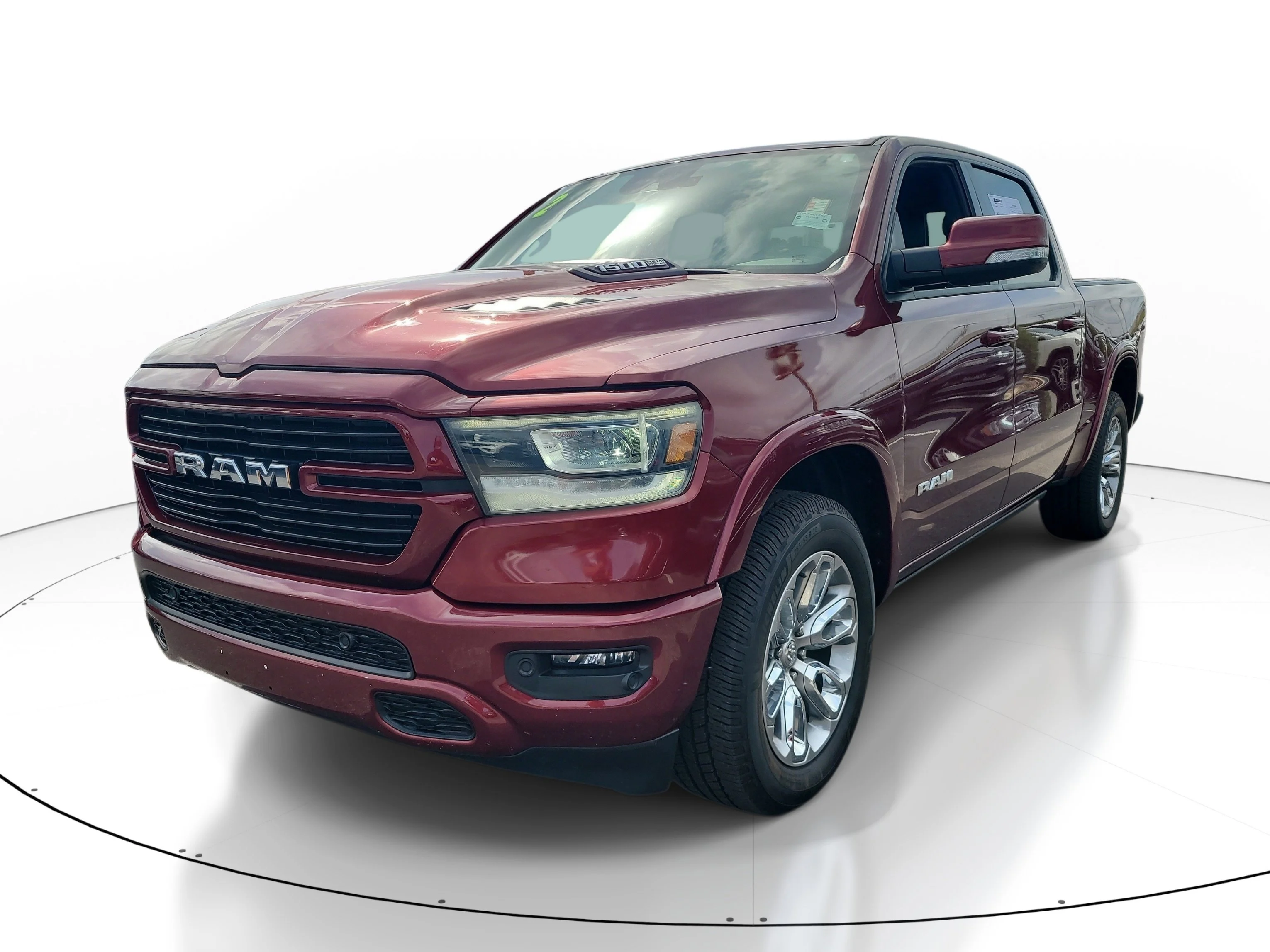 Used 2022 Delmonico Red Pearlcoat Ram Laramie image 3