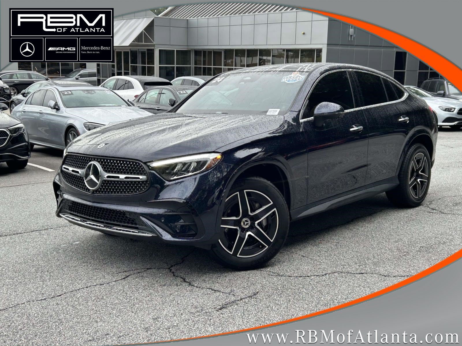 Used 2024 Nautical Blue Metallic Mercedes-Benz GLC 300 4MATIC® Coupe image 1