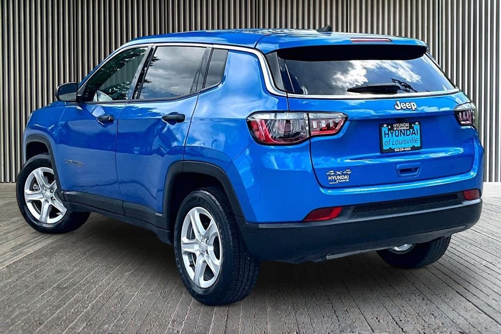 Used 2023 Blue Jeep Sport image 3