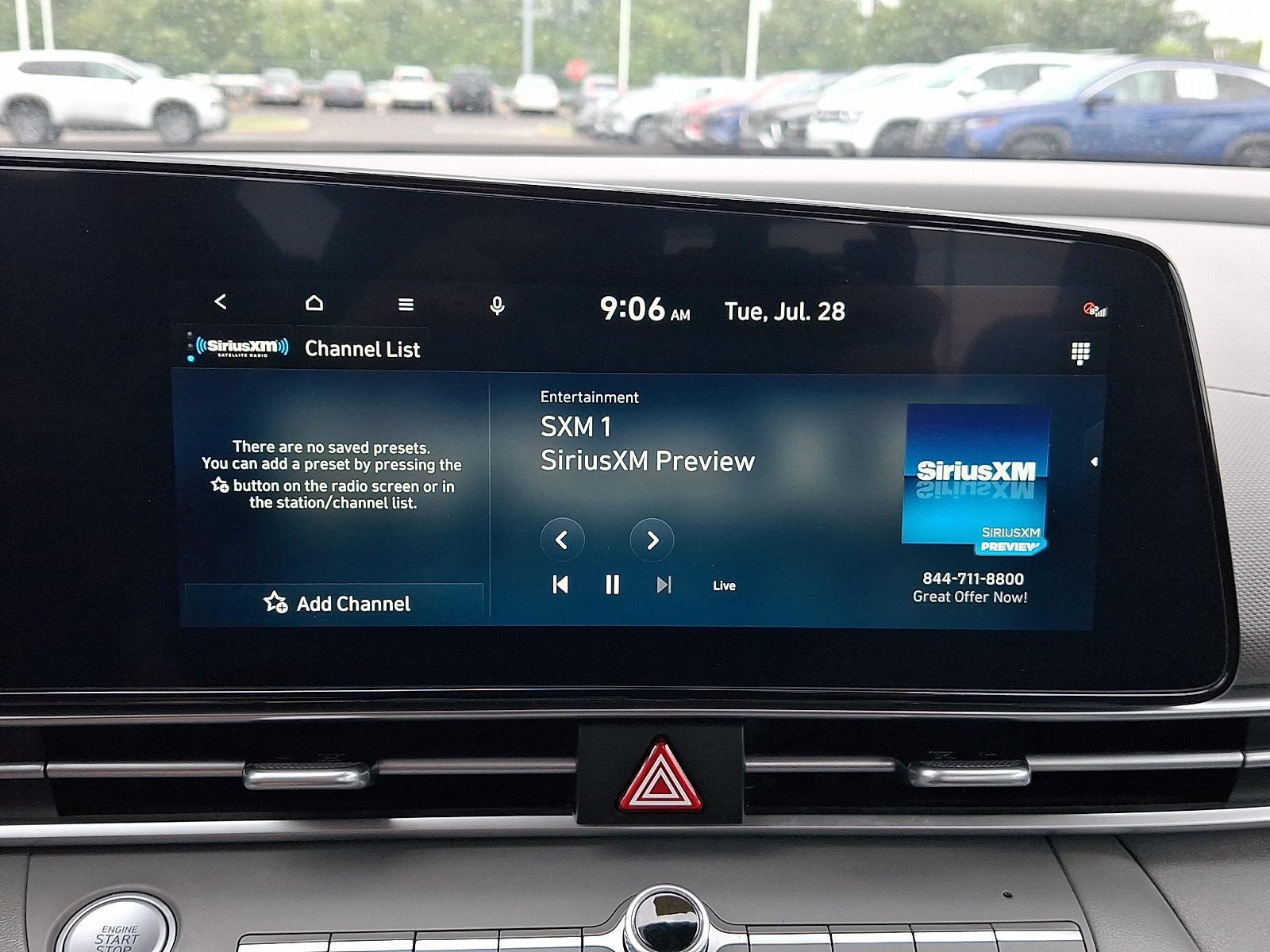 Used 2023 Shimmering Silver Pearl Hyundai SEL image 16