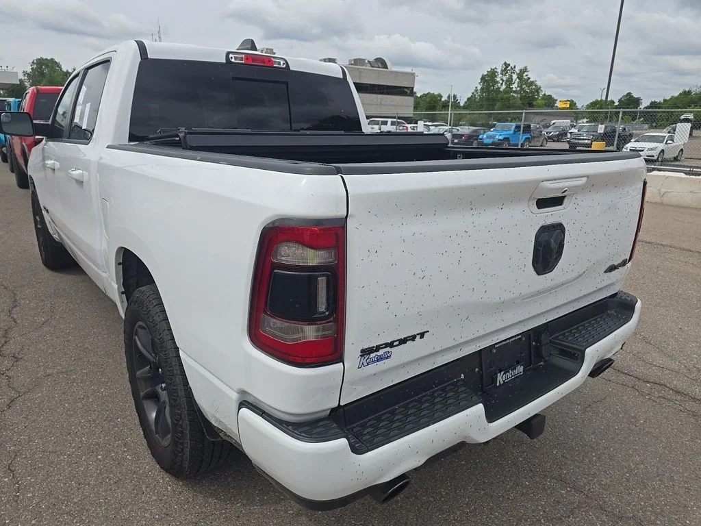 Used 2022 Bright White Clearcoat Ram Sport image 3