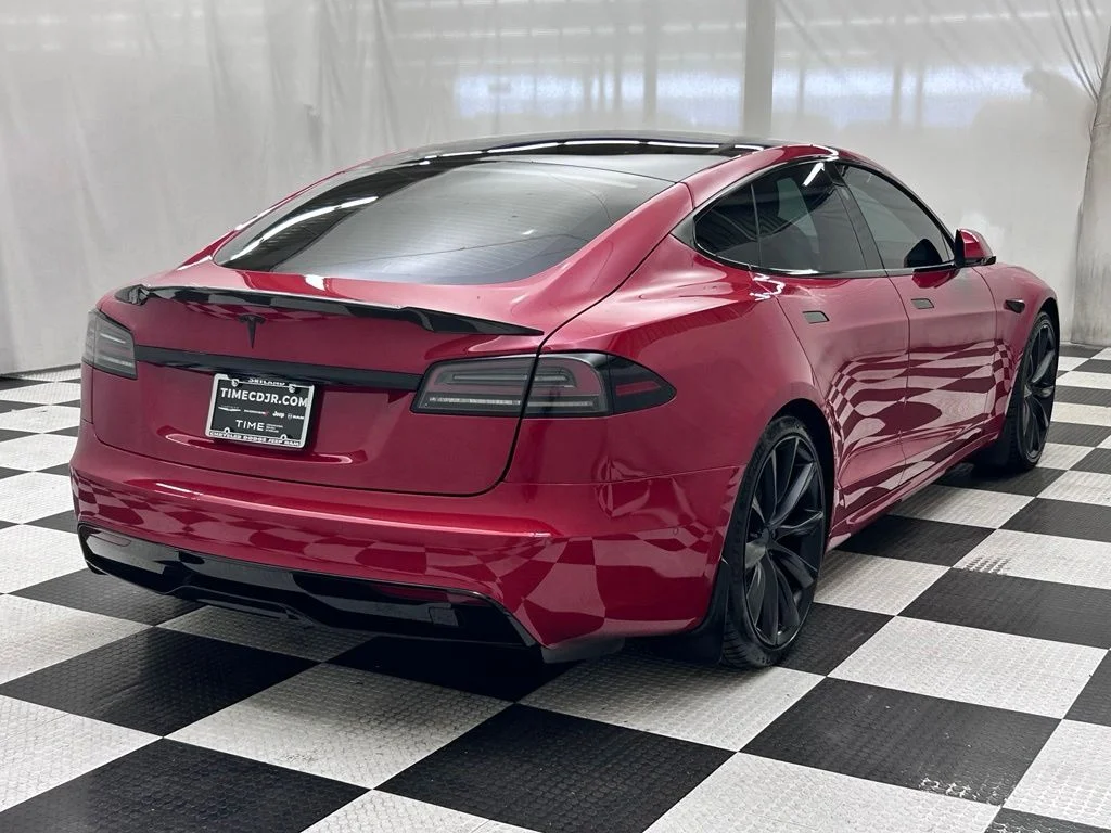 Used 2022 Red Tesla Base image 7