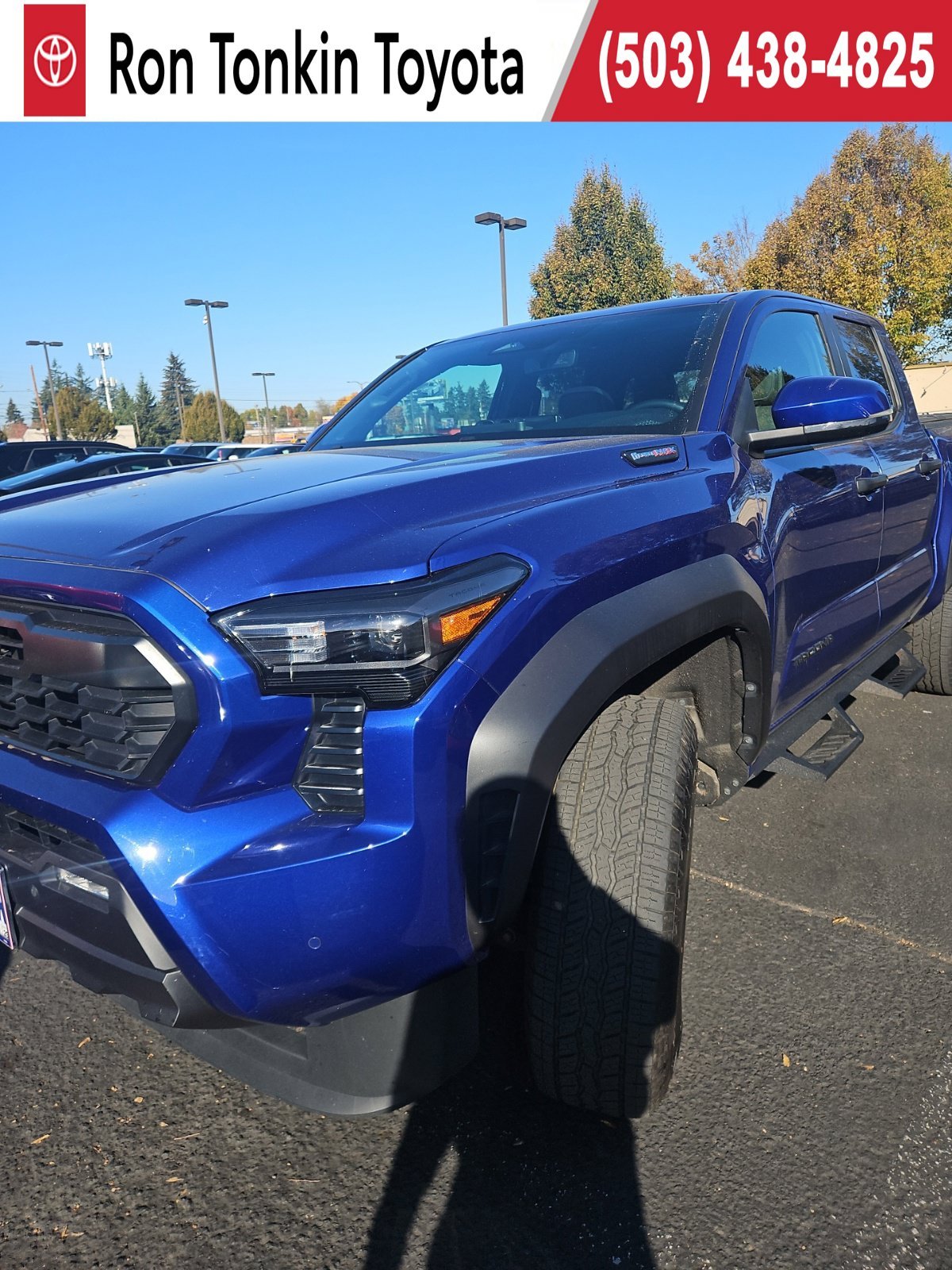 Used 2025 Blue Toyota TRD Off Road image 1