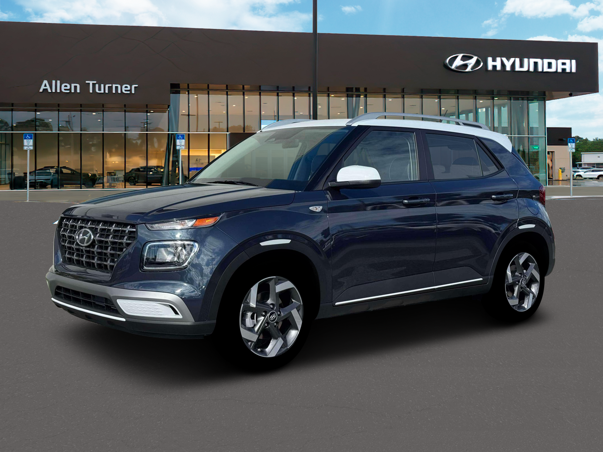 New 2026 Denim w/White Roof Hyundai SEL w/Two-Tone Roof image 2