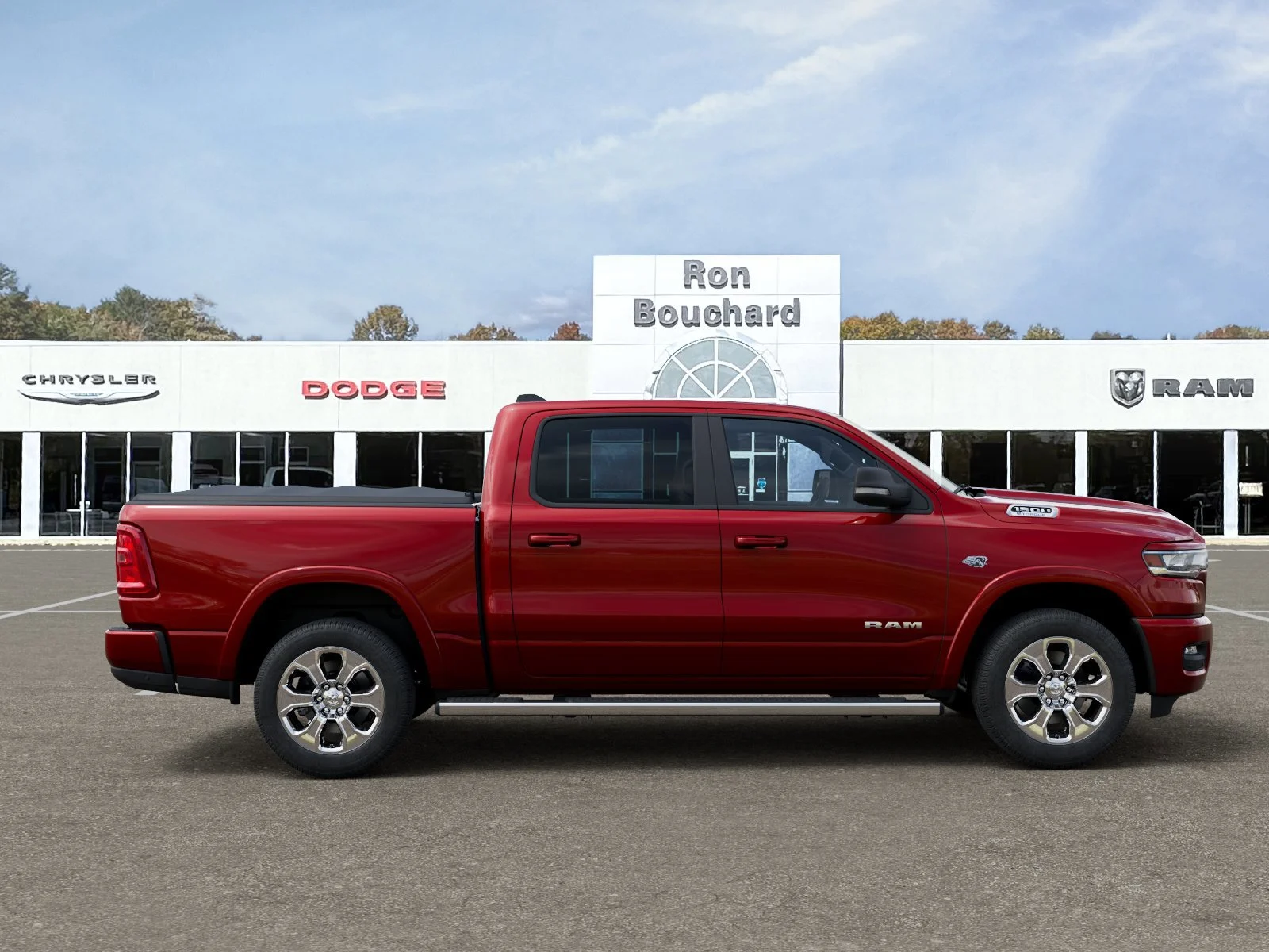 New 2026 Molten Red Pearl-Coat Exterior Paint RAM Big Horn image 21
