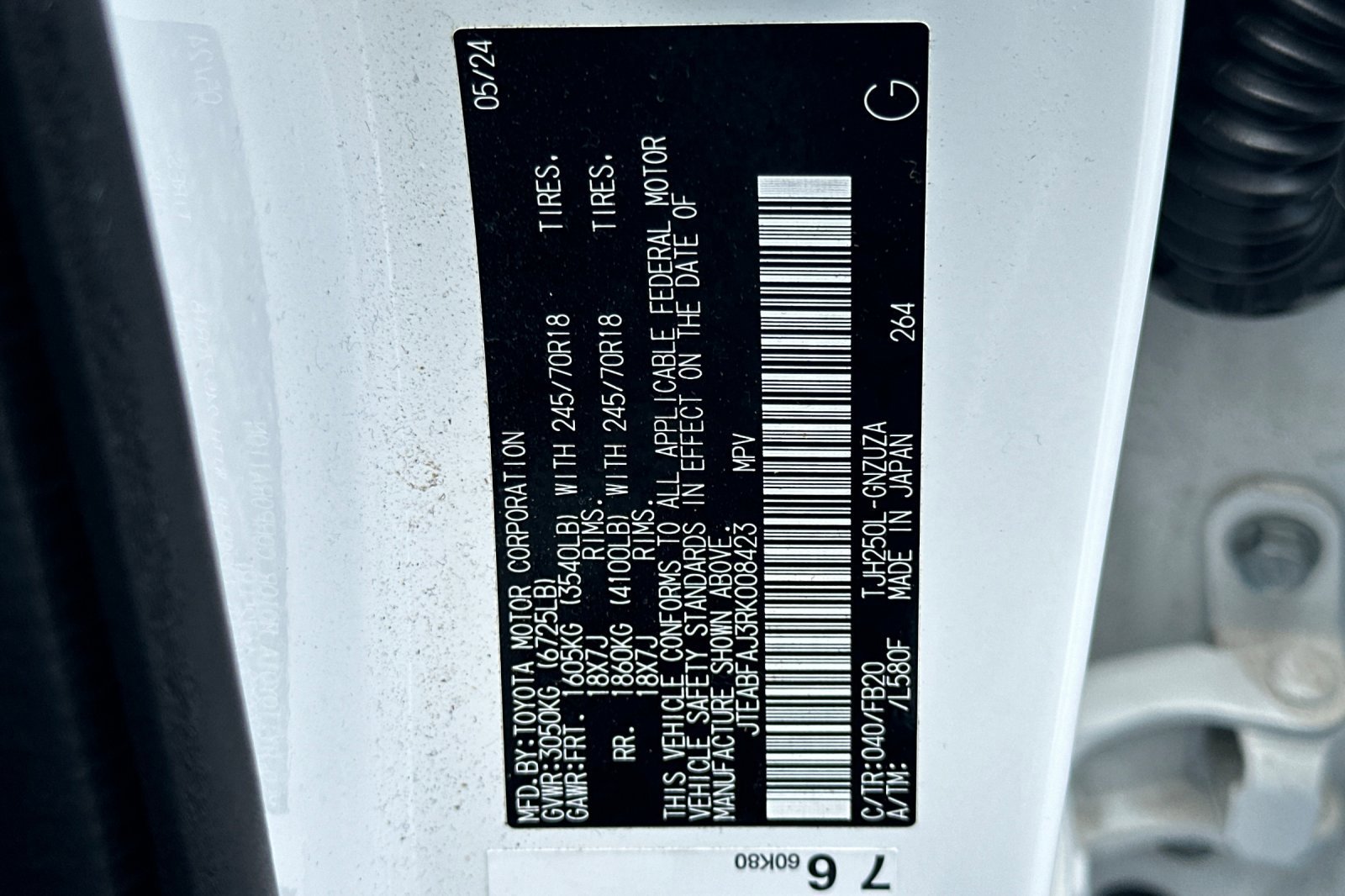 Certified Used 2024 Ice Cap Toyota 1958 image 29