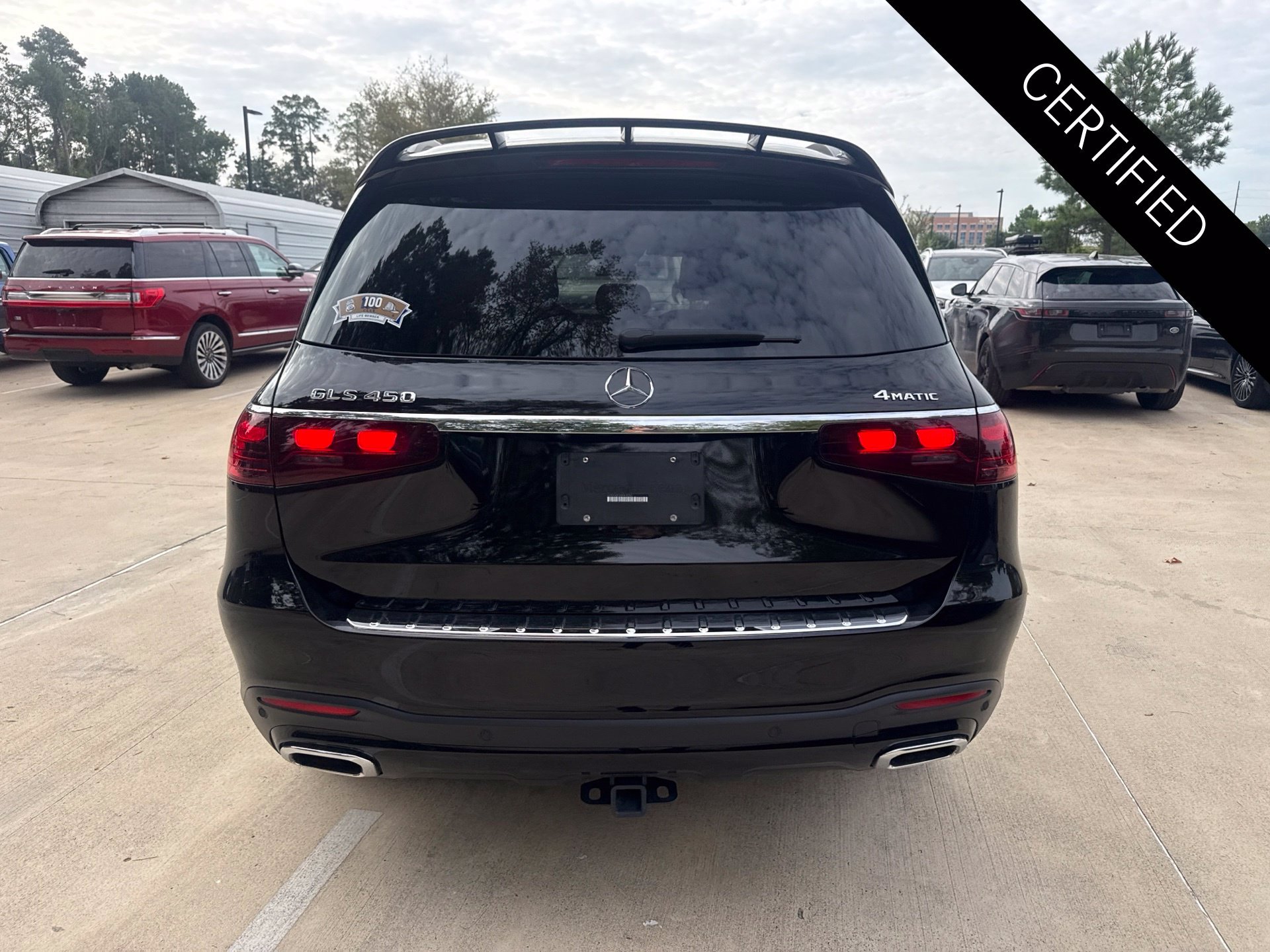Certified Used 2025 Obsidian Black Metallic Mercedes-Benz GLS 450 image 5