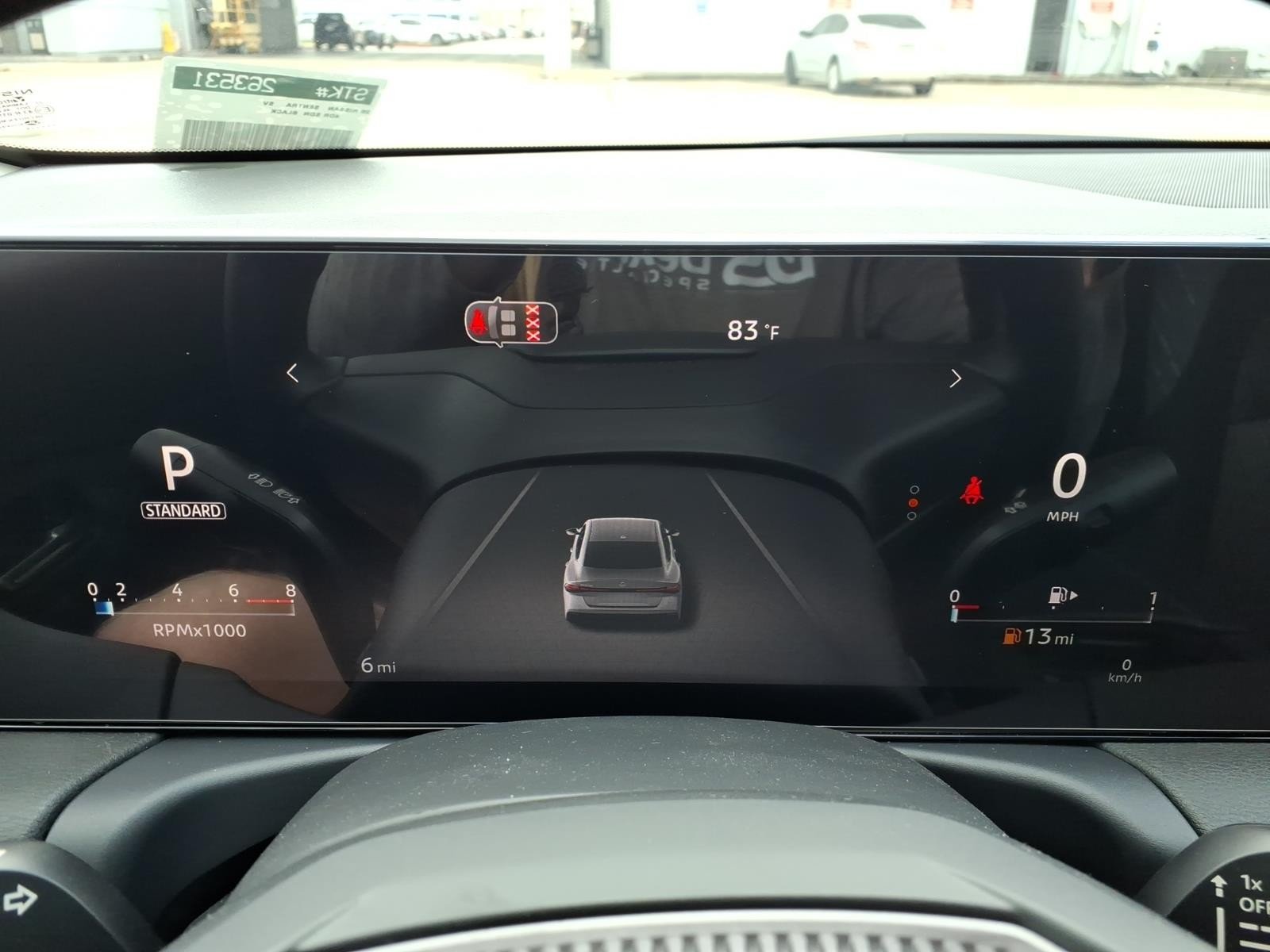 2026 Nissan Sentra SV Black at Robbins Nissan