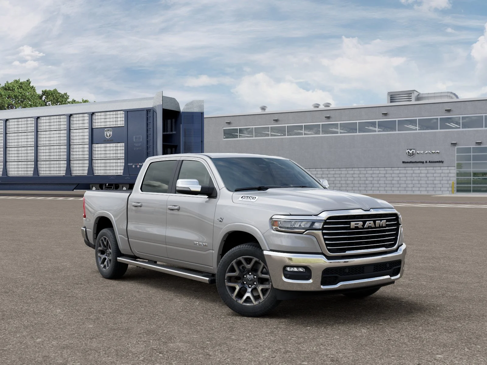 New 2026 Silver Zynith Exterior Paint RAM LARAMIE image 3