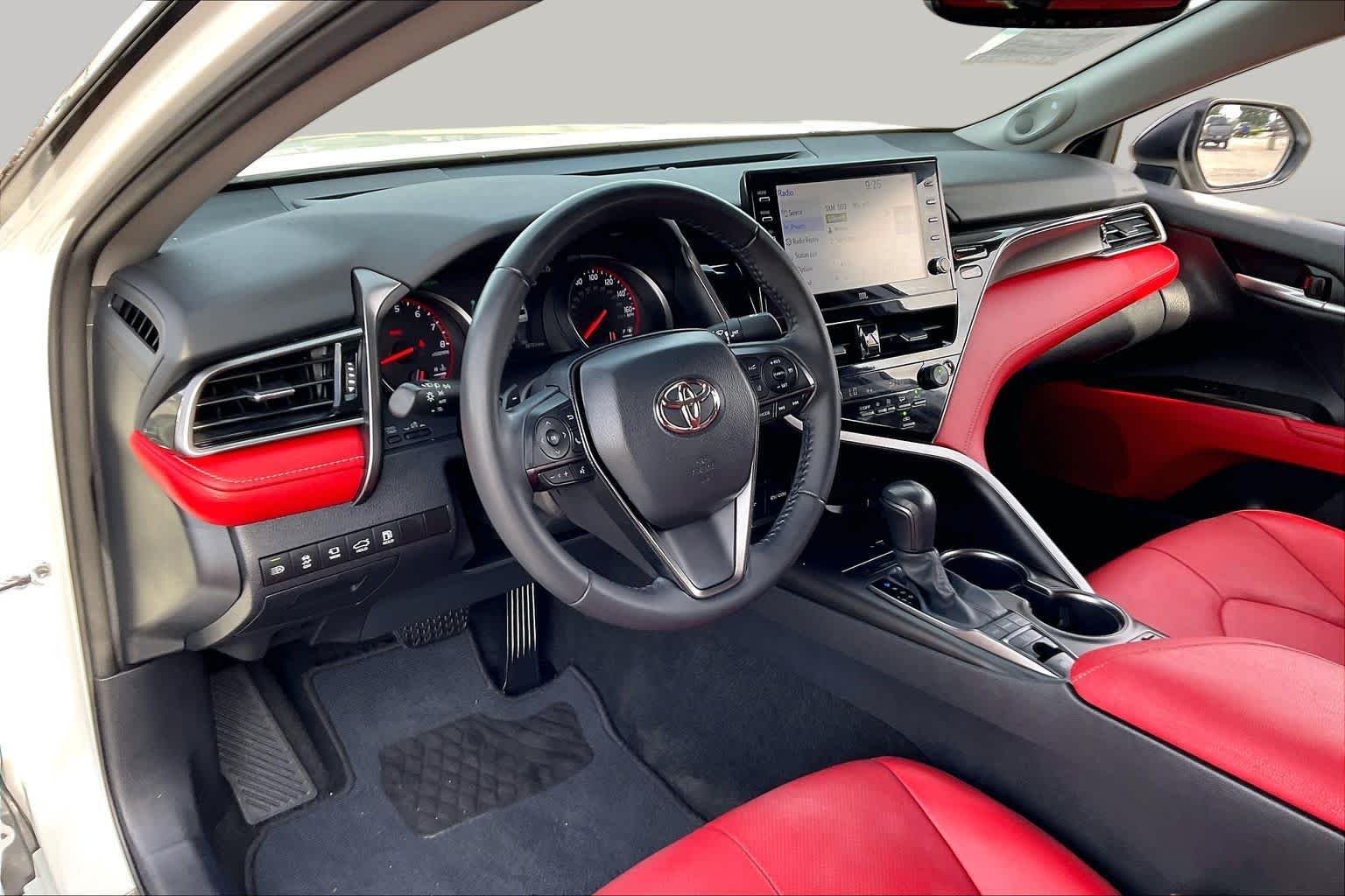 Used 2024 Wind Chill Pearl/Midnight Black Metallic Toyota XSE V6 image 16