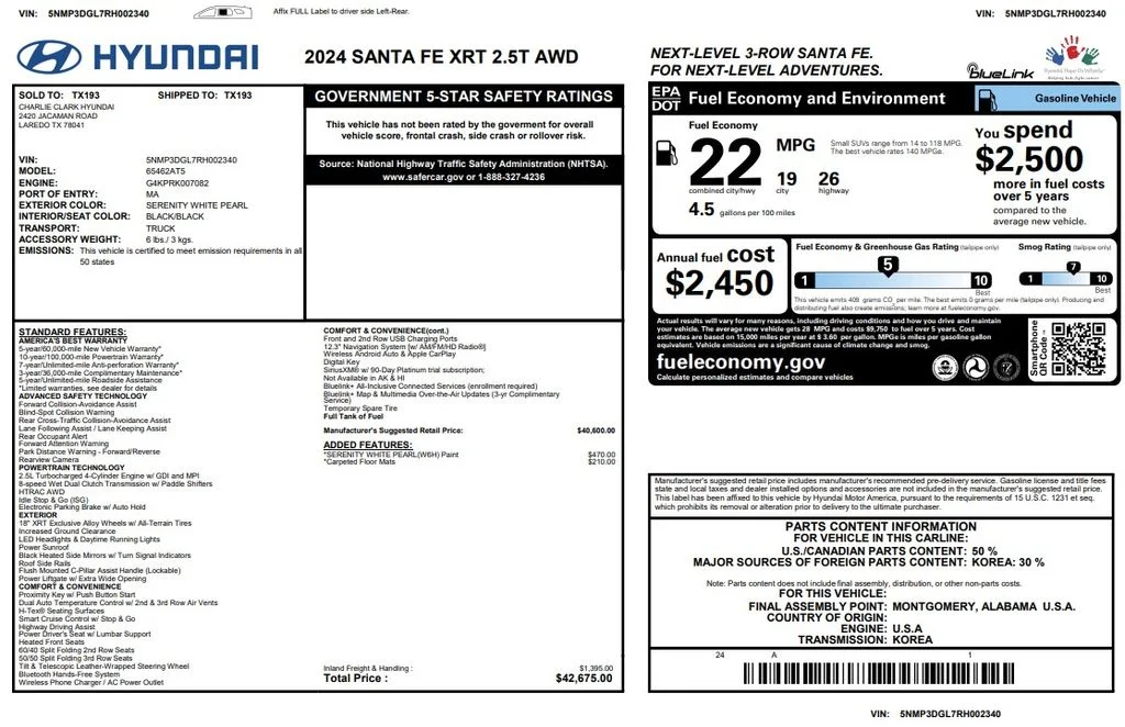 Certified Used 2024 White Hyundai XRT image 4