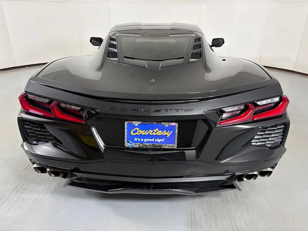 Certified Used 2023 Black Chevrolet Stingray image 8